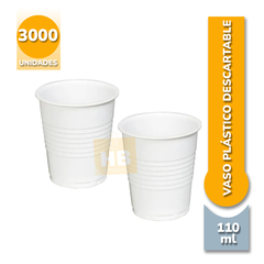 Vaso Plástico Descartable blanco - 110cc - tienda online