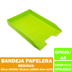 BANDEJA AUTOAPILABLE ACRMET 212 SIMPLE OFICIO COLOR - comprar online