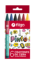 Crayones De Cera Escolares Filgo X 6 Colores Brillantes