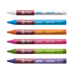 Crayones De Cera Filgo Cortos X 12 Colores Escolares en internet
