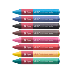 Crayones Filgo Pinto Super Jumbo Estuche X8 Colores - comprar online