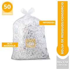 Bolsas De Consorcio Transparentes SUPER REFORZADAS 90x120 - comprar online
