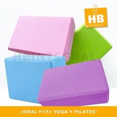 Yoga Block Ladrillo Eva Bloque Pilates Fitness Colores