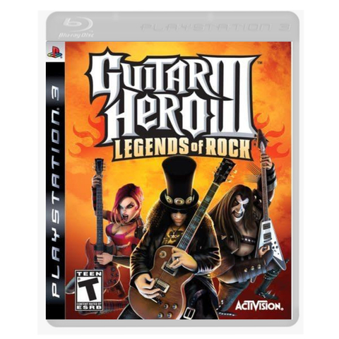 GUITAR HERO 3 LEGEND OF ROCK USADO PS3