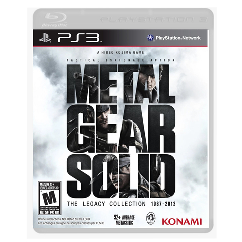 METAL GEAR SOLID LEGACY COLLECTION USADO PS3