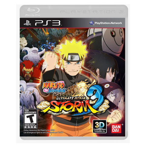 NARUTO SHIPPUDEN: ULTIMATE NINJA STORM 3 USADO PS3