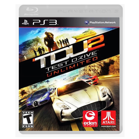 TDU2 TEST DRIVE UNLIMITED USADO PS3