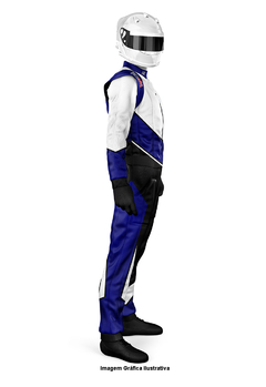 Macacão de Kart MP30 Azul - Pailler Racing