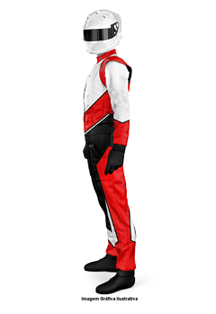 Macacão de Kart MP30 Vermelho - Pailler Racing