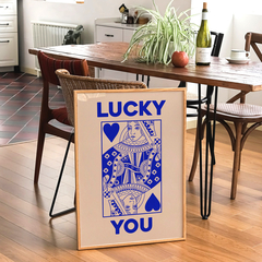 Cuadro Lucky You (Blue)