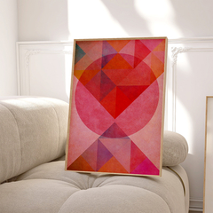 Set de 2 Cuadros Abstracto + Maneki Neko - comprar online