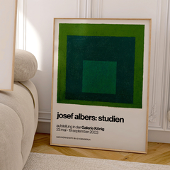 Cuadro Josef Albers: Studien Green