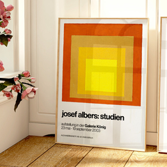 Cuadro Josef Albers: Studien Yellow