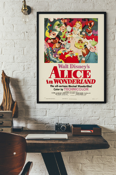 Cuadro Alice in Wonderland Vintage