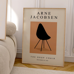 Cuadro Arne Jacobsen - The Drop Chair