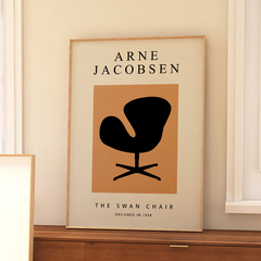Cuadro Arne Jacobsen - The Swan Chair