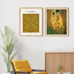 Set de 2 Cuadros Morris Klimt