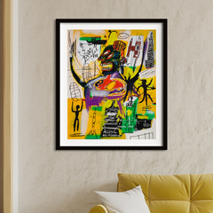 Cuadro Basquiat Pyro 1984