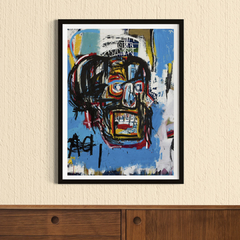 Cuadro Basquiat Azul