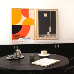 Set de 2 Cuadros Bauhaus Rostro