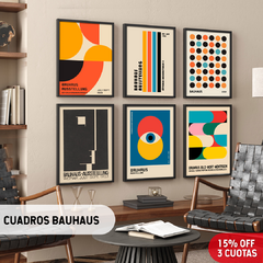Set de 6 Cuadros Bauhaus - comprar online