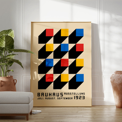 Set de 2 Cuadros Bauhaus Colors - comprar online