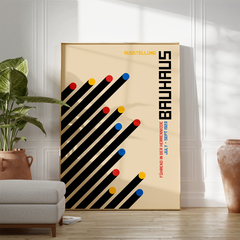 Set de 3 Cuadros Bauhaus 5 - comprar online