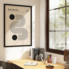 Set de 3 Cuadros Bauhaus Noir - comprar online