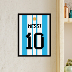 Cuadro Camiseta Messi 2022