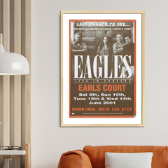 Cuadro Poster Eagles Earls Court