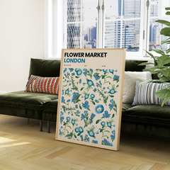 Set de 2 Cuadros Flower Market / Londres y Nueva York - comprar online
