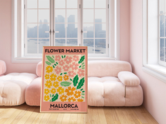 Set de 2 Cuadros Flower Market / Mallorca y Hamburgo - comprar online