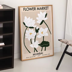 Set de 2 Cuadros Flower Market / Bombay y Estocolmo - comprar online