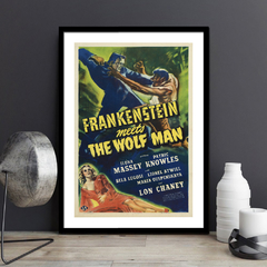 Cuadro Pelicula Frankenstein Meets The Wolf Man - Roy William Neill