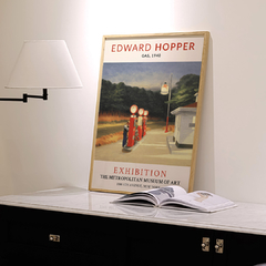 Set de 3 Cuadros Edward Hopper - Gas, Chop Suey, Nighthawks - comprar online