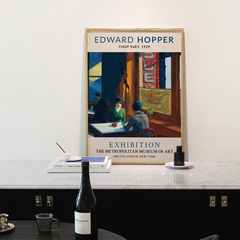 Set de 3 Cuadros Edward Hopper - Gas, Chop Suey, Nighthawks en internet