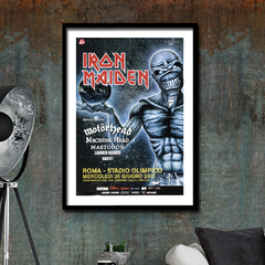 Cuadro Poster Iron Maiden Roma