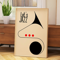 Set de 3 Cuadros Let's Jazz - comprar online