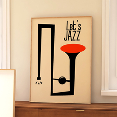 Set de 3 Cuadros Let's Jazz - Oz Cuadros Decorativos