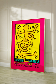 Set de 2 Cuadros Keith Haring - Montreux 1983 - comprar online