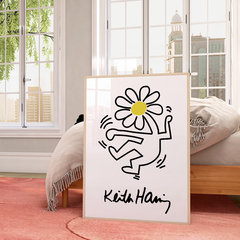 Cuadro Keith Haring - Flower