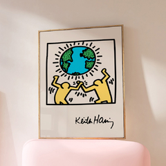 Cuadro Keith Haring - Earth Day