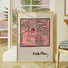 Cuadro Keith Haring - Man and Medusa