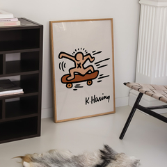 Cuadro Keith Haring - Skater