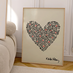 Cuadro Keith Haring - Heart