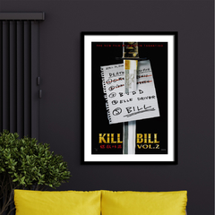 Cuadro Kill Bill Vol. 2 - Quentin Tarantino
