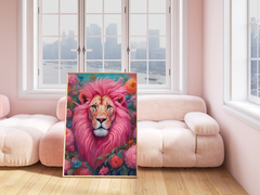 Cuadro Pink Lion