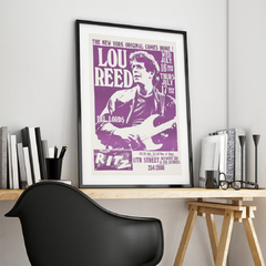 Cuadro Poster Lou Reed in NYC