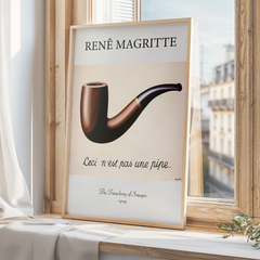 Cuadro Rene Magritte - The Treachery of Images
