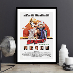 Cuadro Poster Mars Attack White - Tim Burton